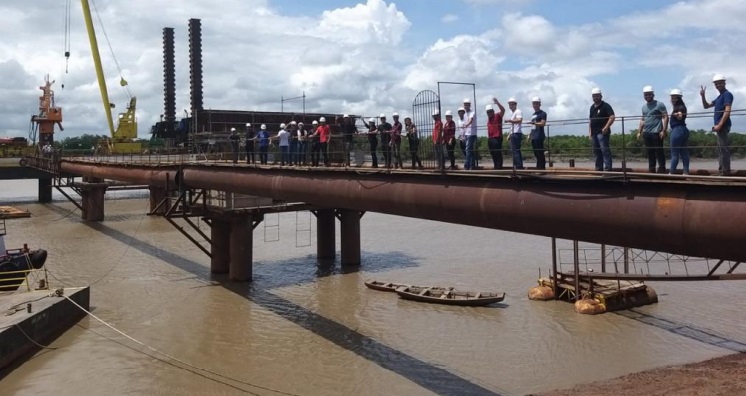 Em obras, ponte sobre o rio Pericumã gera expectativa nos municípios da Floresta dos Guarás